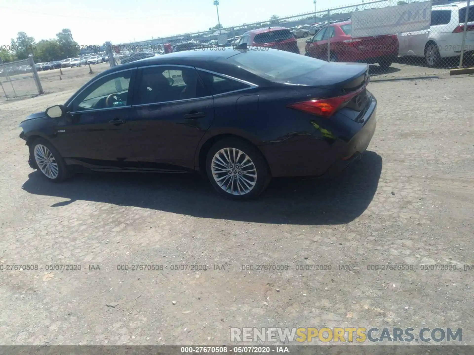 3 Photograph of a damaged car 4T1B21FB0KU008172 TOYOTA AVALON 2019