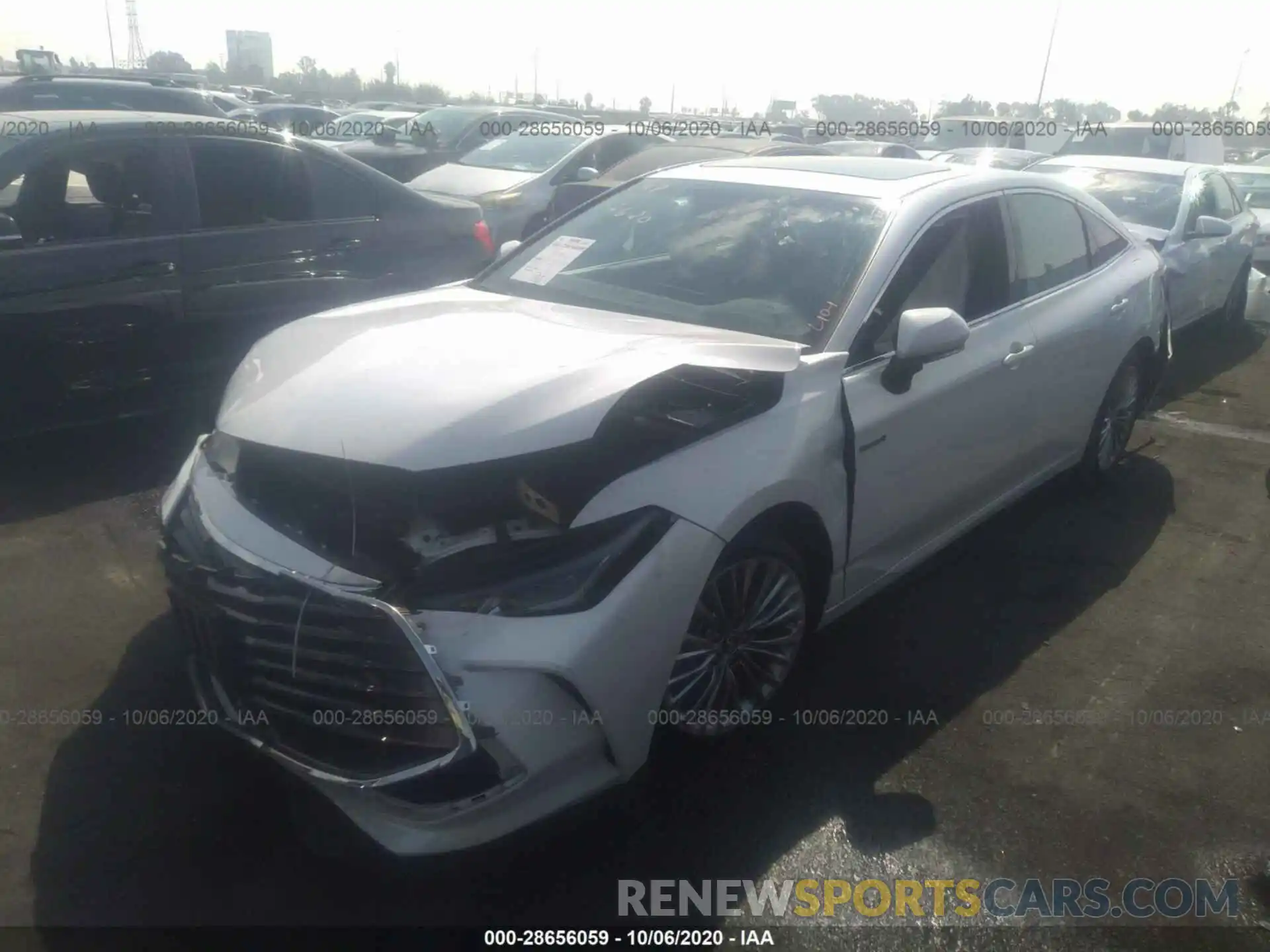 2 Photograph of a damaged car 4T1B21FB0KU009497 TOYOTA AVALON 2019