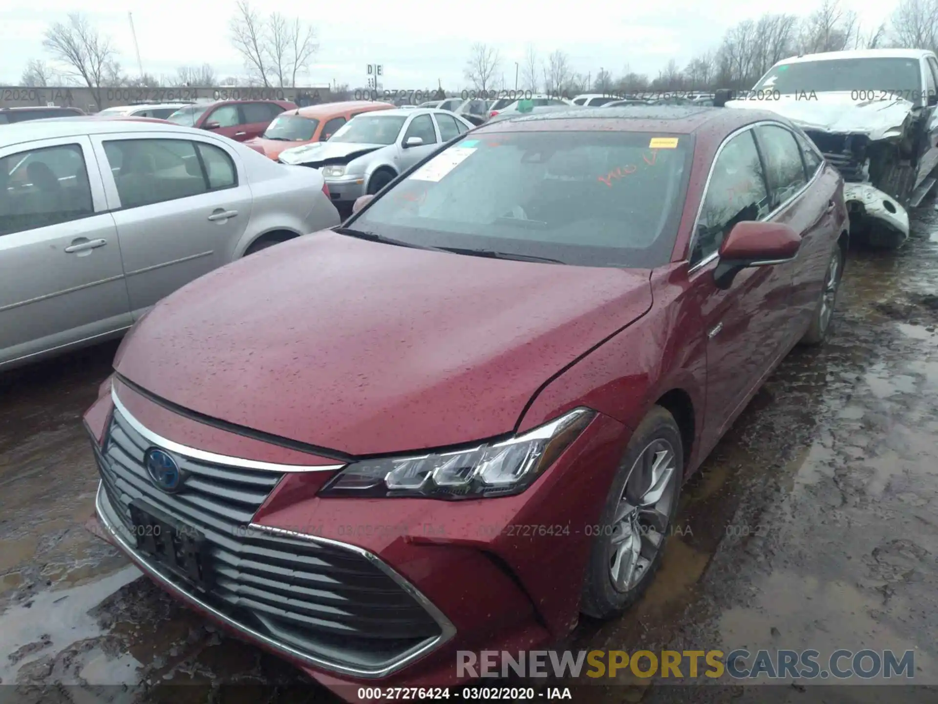 2 Photograph of a damaged car 4T1B21FB1KU002963 TOYOTA AVALON 2019