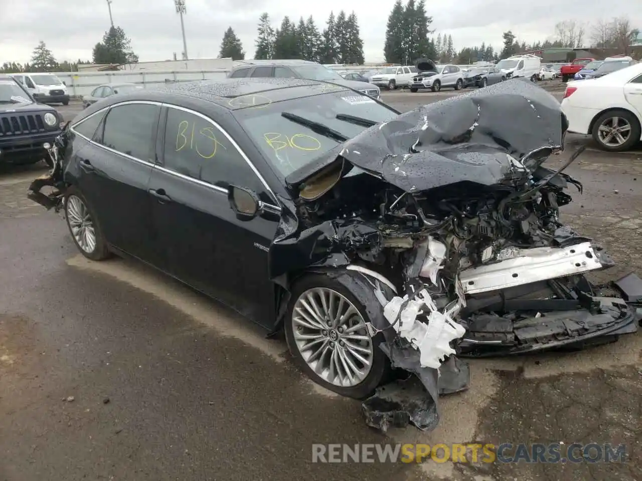 1 Photograph of a damaged car 4T1B21FB1KU003109 TOYOTA AVALON 2019