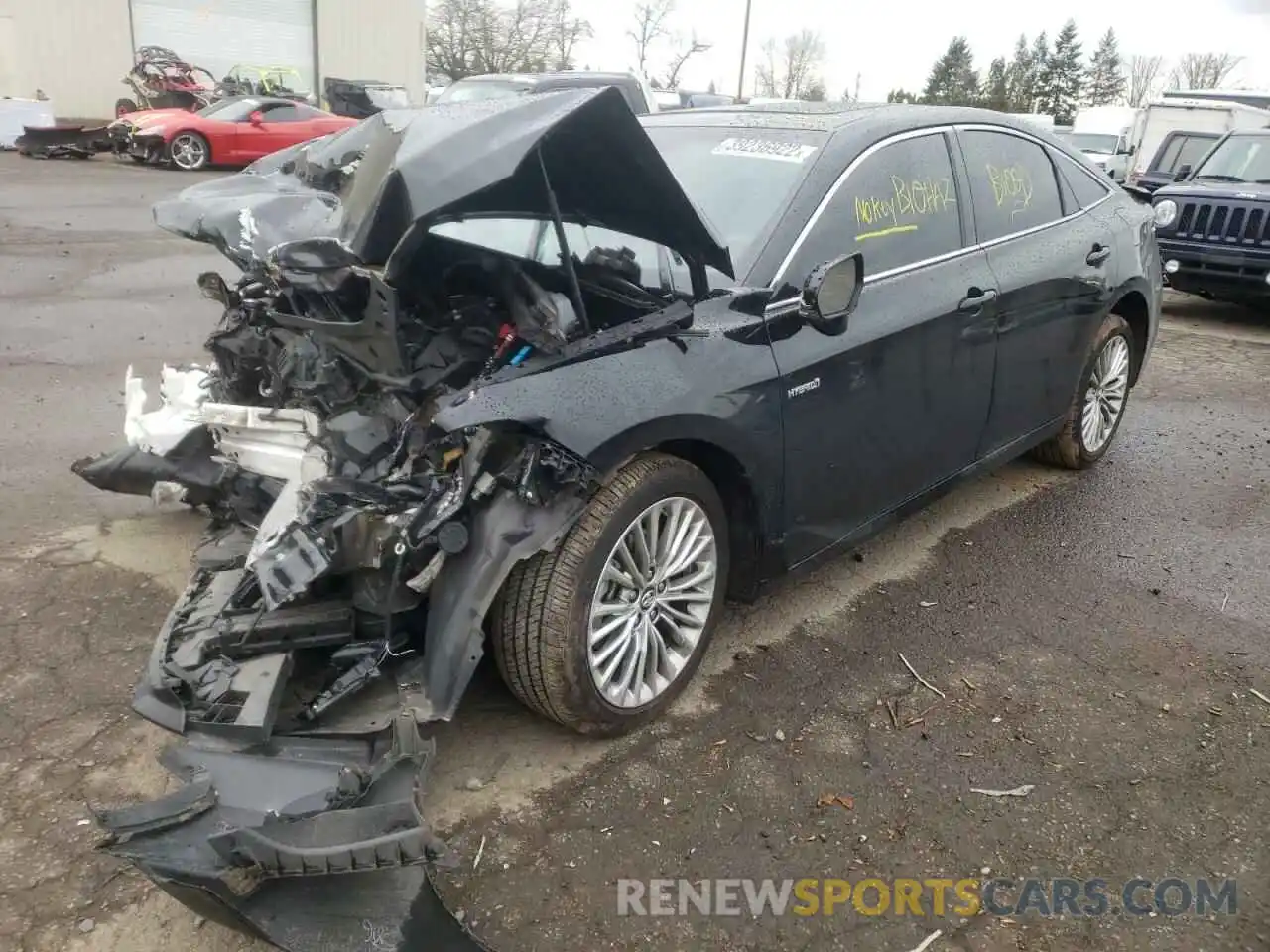 2 Фотография поврежденного автомобиля 4T1B21FB1KU003109 TOYOTA AVALON 2019