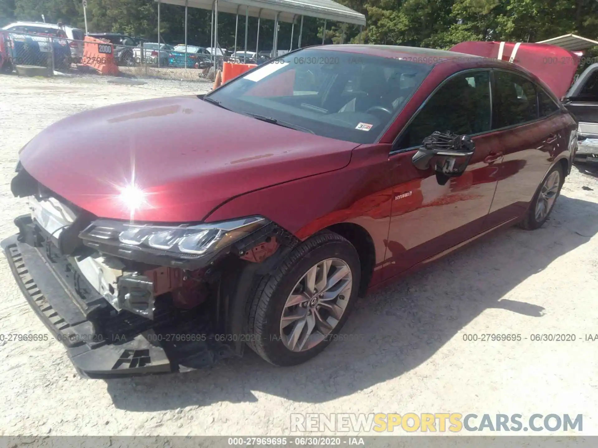 2 Photograph of a damaged car 4T1B21FB1KU004504 TOYOTA AVALON 2019