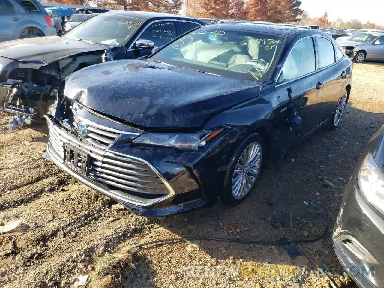 2 Photograph of a damaged car 4T1B21FB1KU010013 TOYOTA AVALON 2019