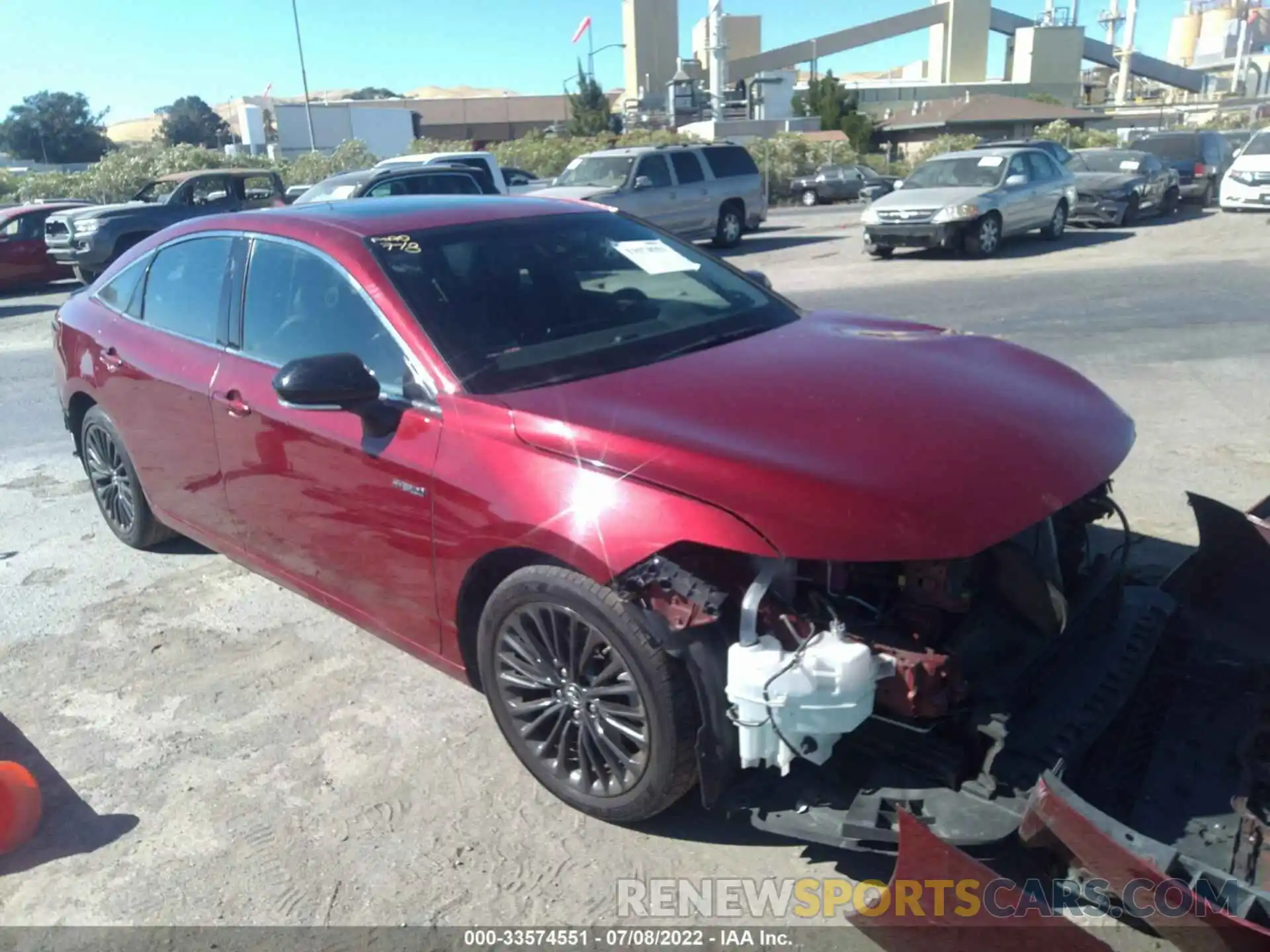 1 Photograph of a damaged car 4T1B21FB2KU001725 TOYOTA AVALON 2019