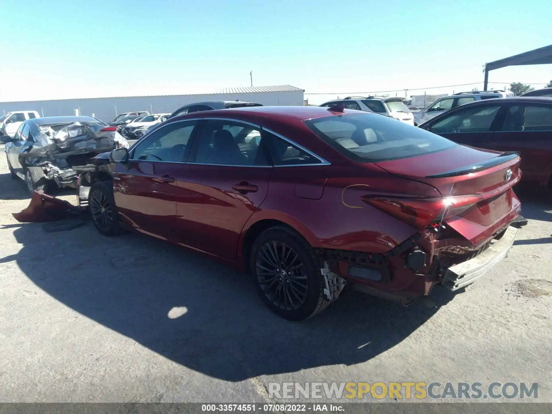 3 Photograph of a damaged car 4T1B21FB2KU001725 TOYOTA AVALON 2019