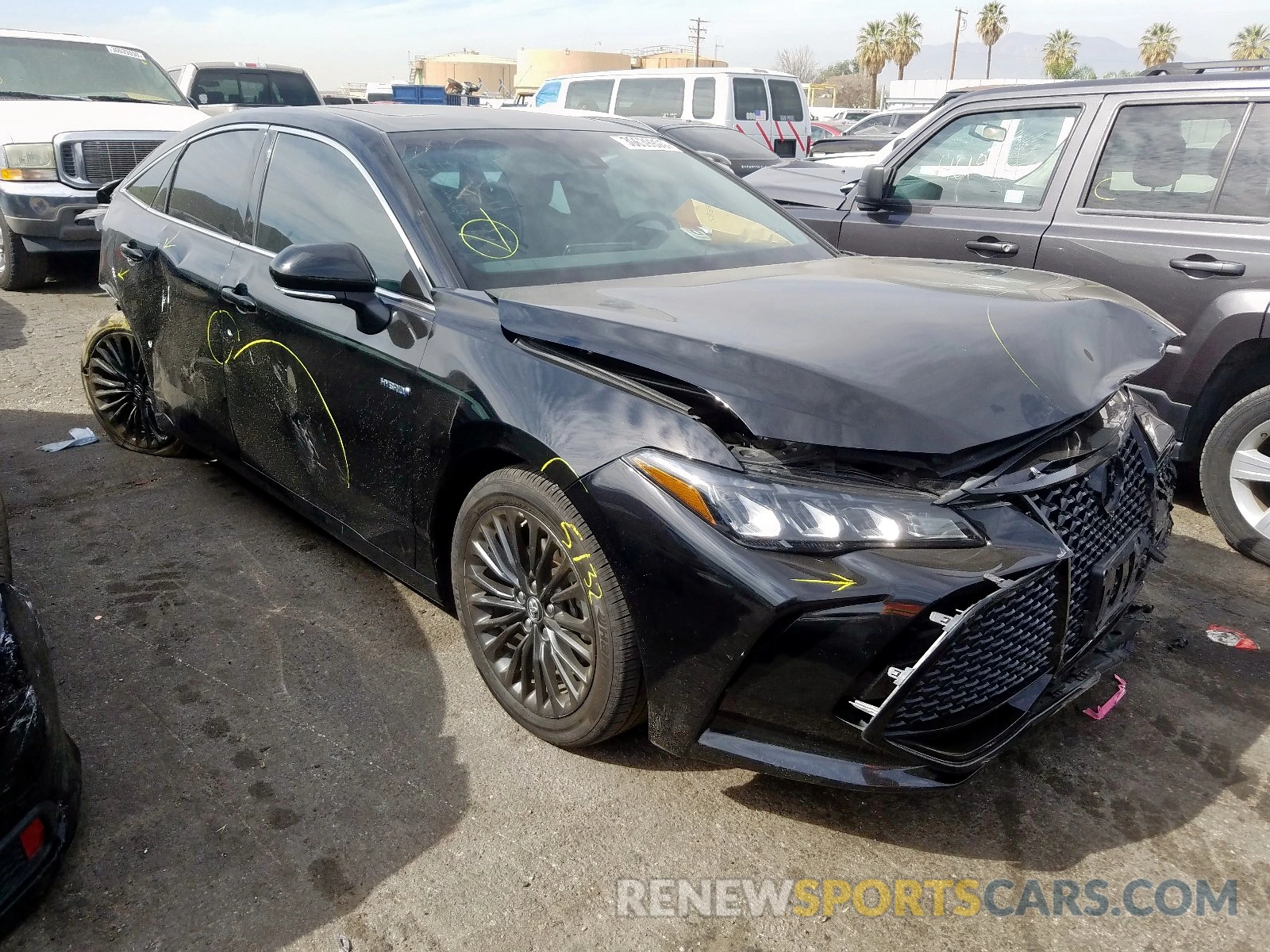 1 Photograph of a damaged car 4T1B21FB2KU005158 TOYOTA AVALON 2019