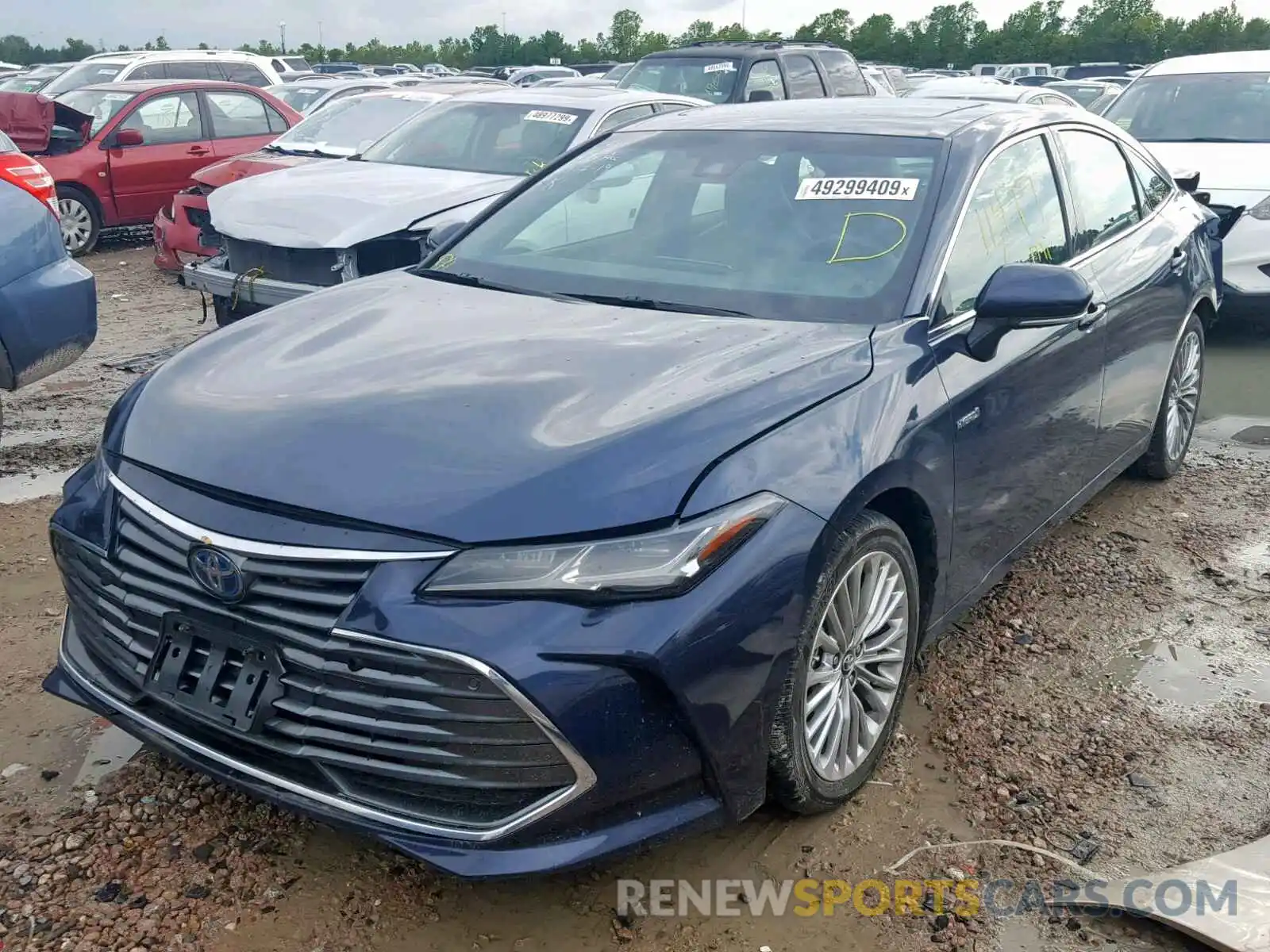 2 Фотография поврежденного автомобиля 4T1B21FB2KU005838 TOYOTA AVALON 2019