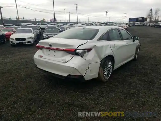 4 Photograph of a damaged car 4T1B21FB2KU006357 TOYOTA AVALON 2019