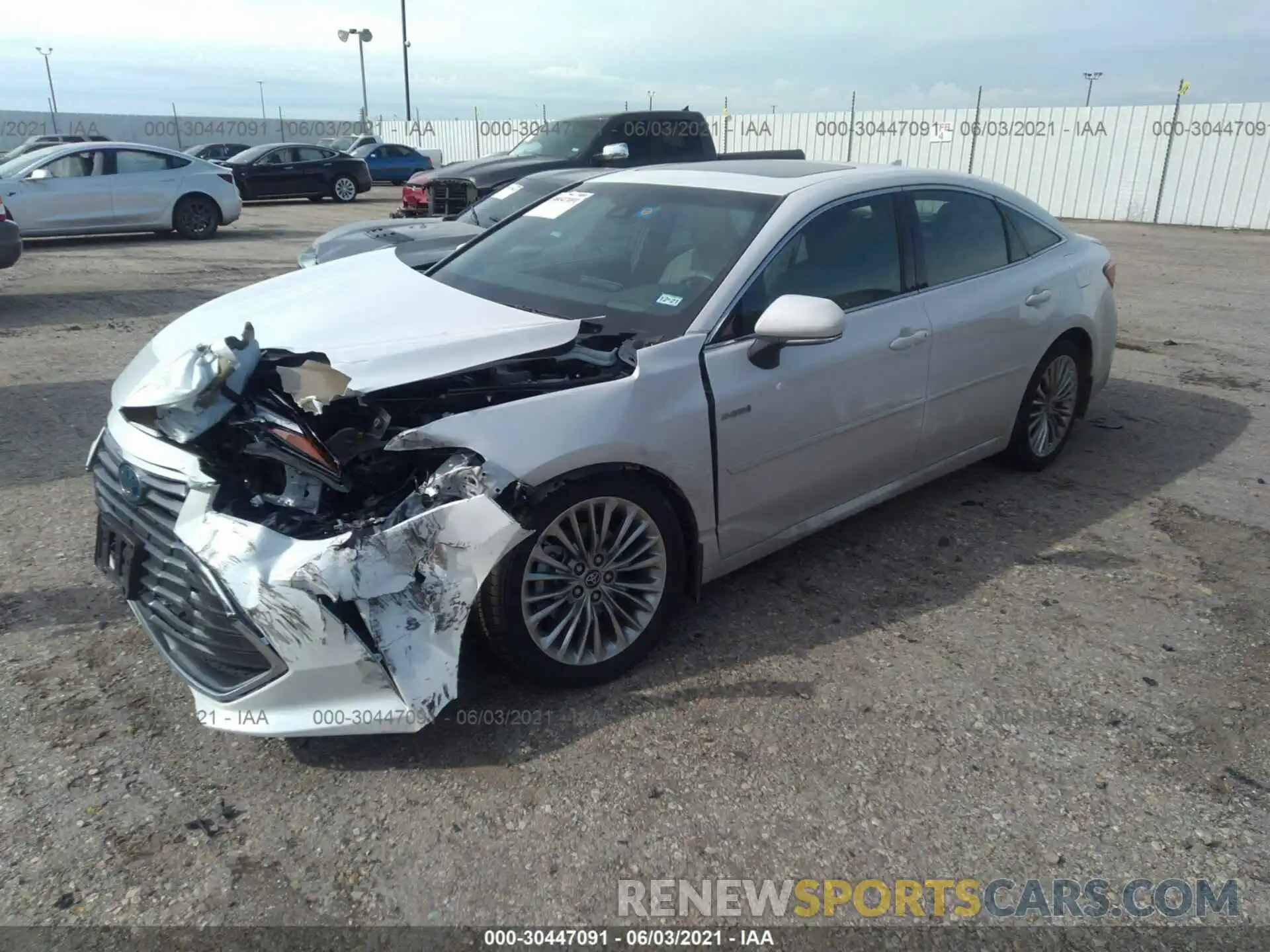 2 Photograph of a damaged car 4T1B21FB2KU006651 TOYOTA AVALON 2019