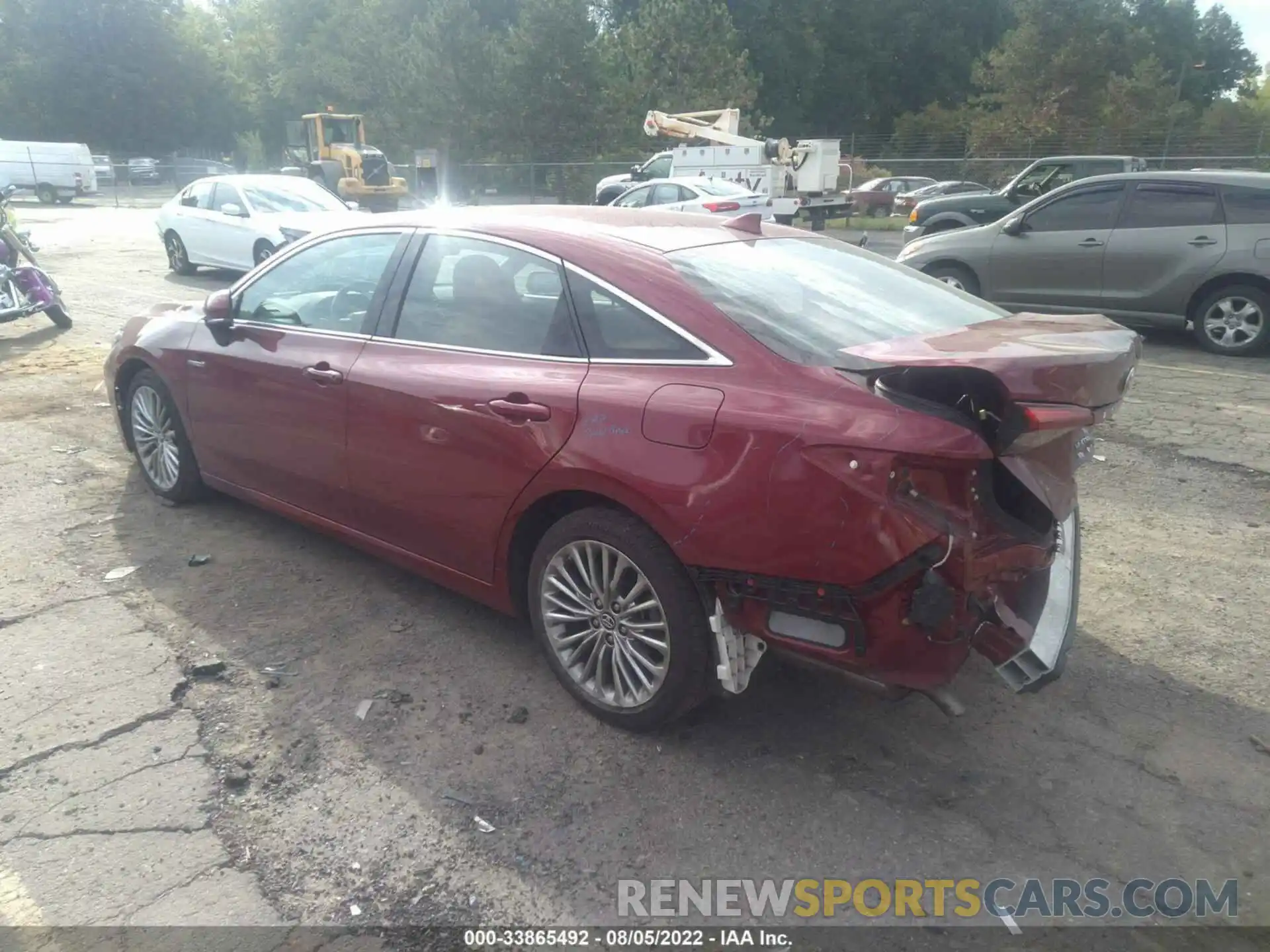 3 Photograph of a damaged car 4T1B21FB2KU007296 TOYOTA AVALON 2019