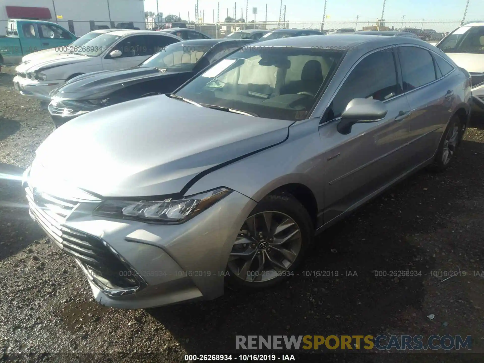 2 Photograph of a damaged car 4T1B21FB2KU010182 TOYOTA AVALON 2019