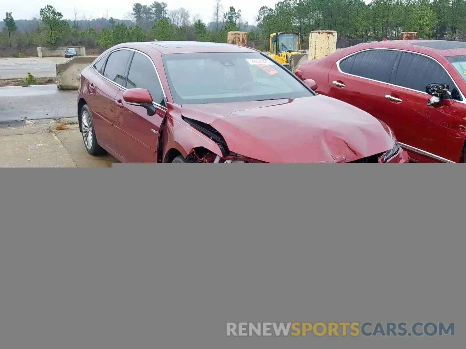 1 Photograph of a damaged car 4T1B21FB3KU001930 TOYOTA AVALON 2019