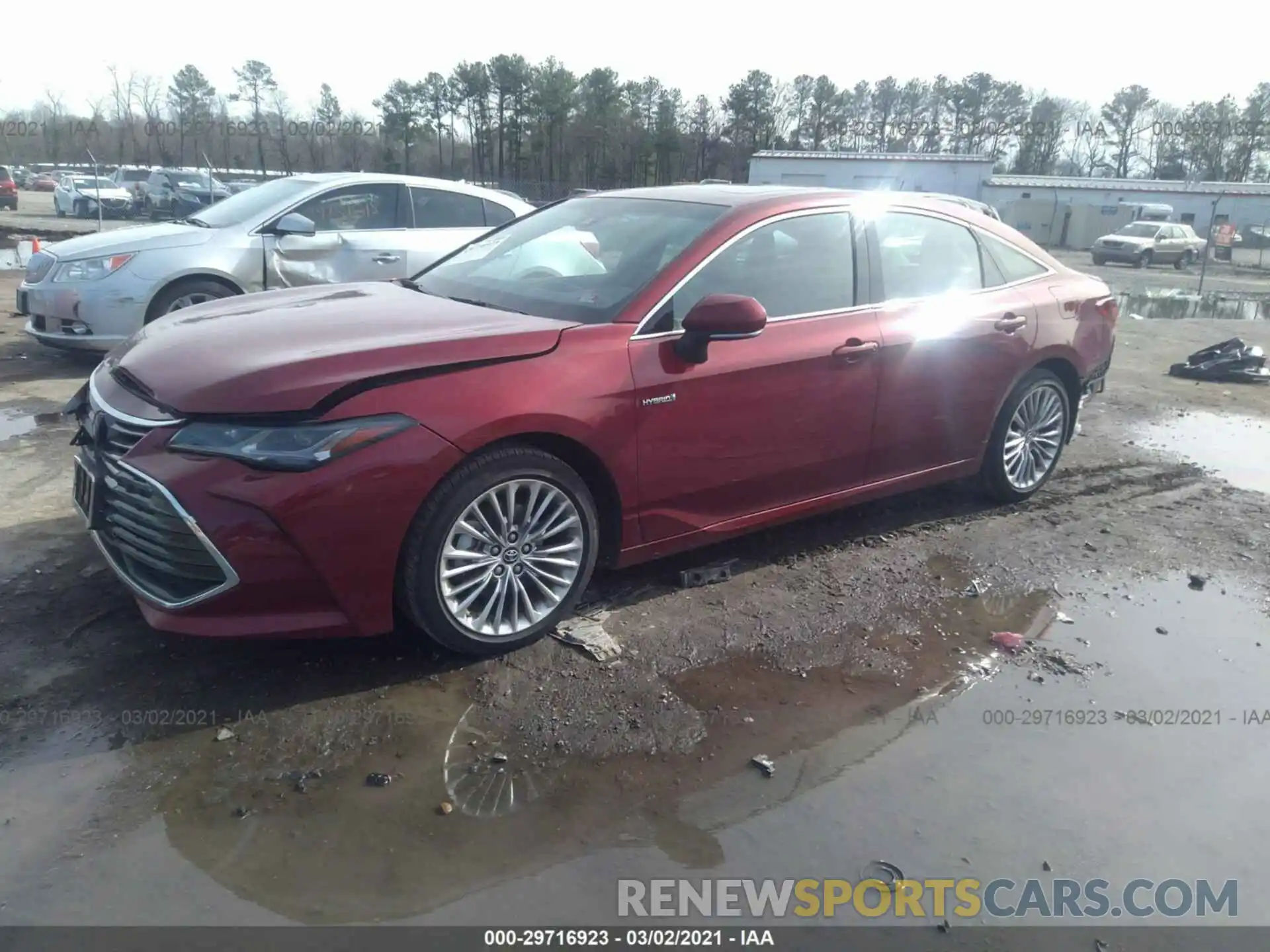 2 Photograph of a damaged car 4T1B21FB3KU006495 TOYOTA AVALON 2019