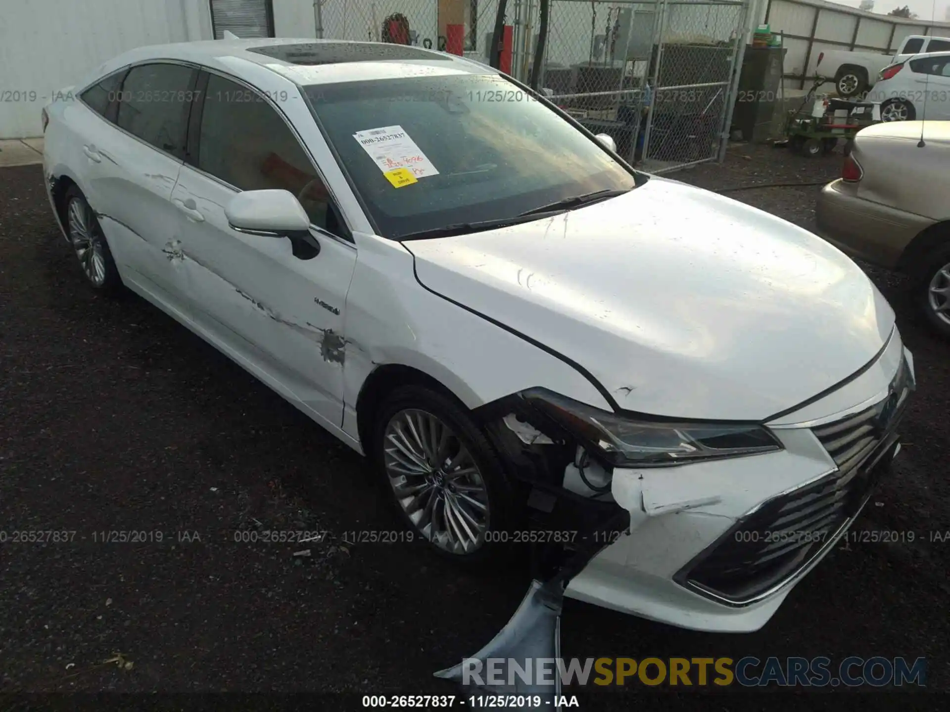 1 Photograph of a damaged car 4T1B21FB3KU010353 TOYOTA AVALON 2019