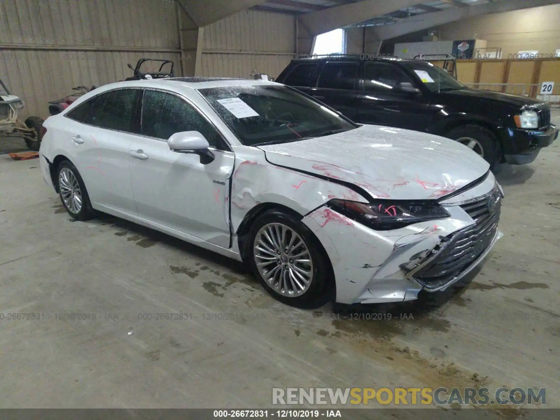 1 Photograph of a damaged car 4T1B21FB4KU001564 TOYOTA AVALON 2019