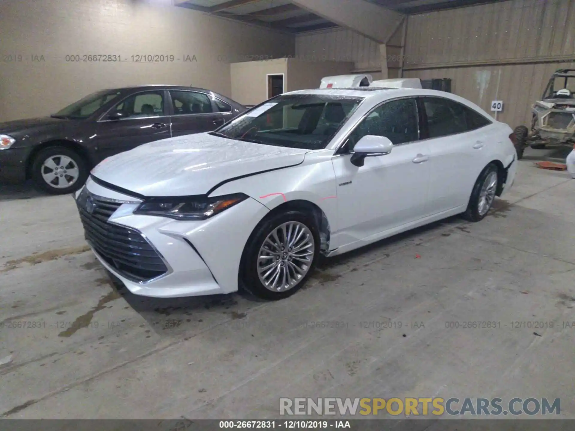 2 Photograph of a damaged car 4T1B21FB4KU001564 TOYOTA AVALON 2019