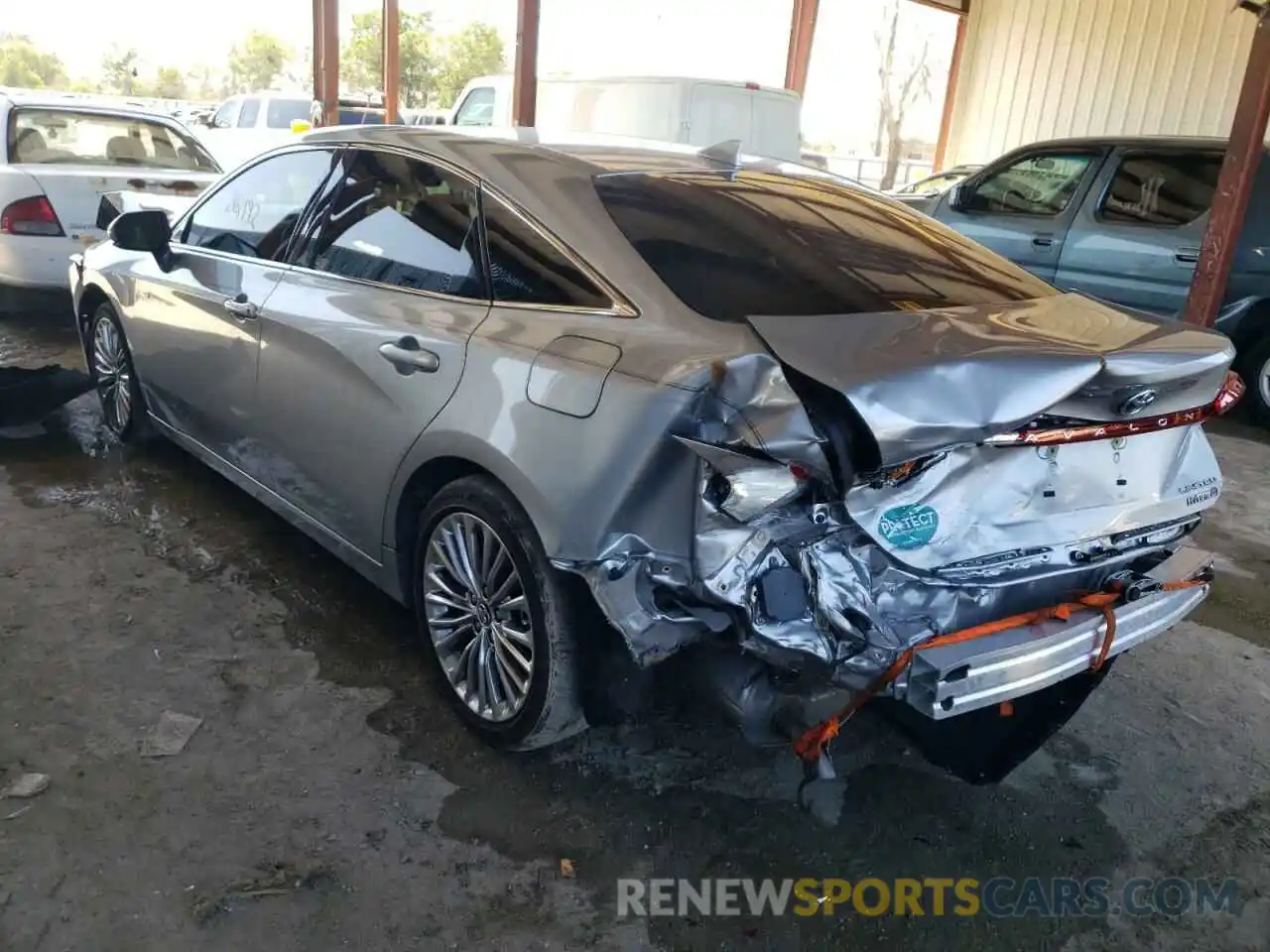 3 Photograph of a damaged car 4T1B21FB4KU008188 TOYOTA AVALON 2019