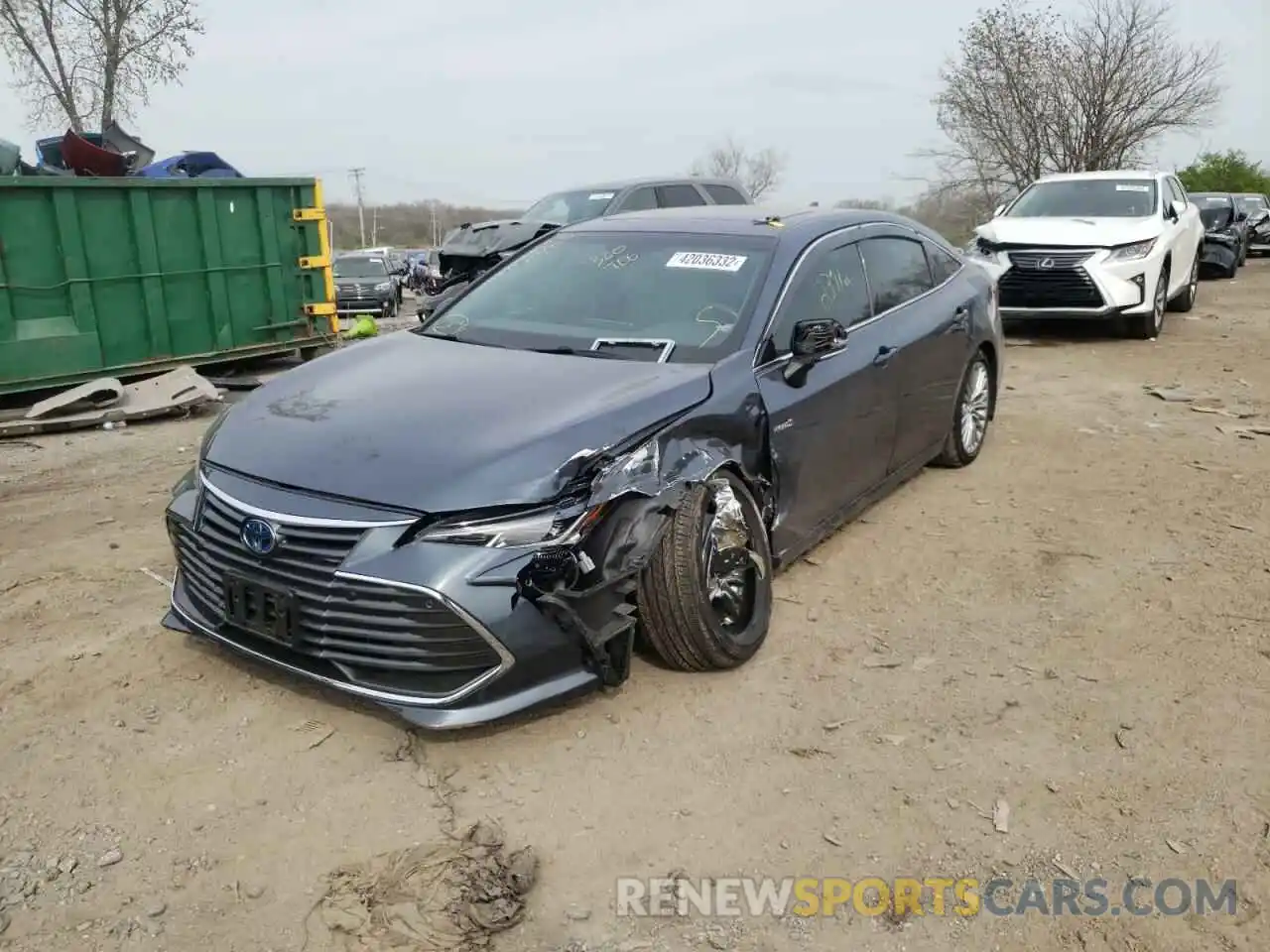 2 Photograph of a damaged car 4T1B21FB5KU001301 TOYOTA AVALON 2019