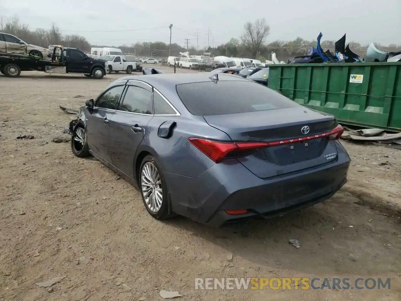 3 Фотография поврежденного автомобиля 4T1B21FB5KU001301 TOYOTA AVALON 2019