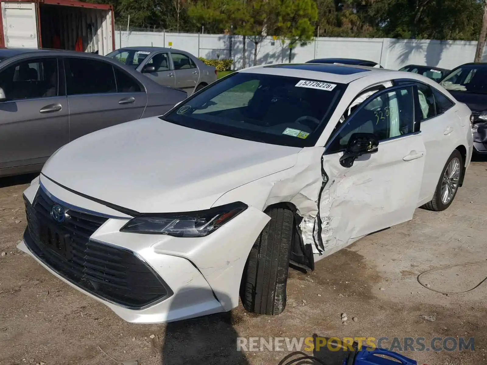 2 Photograph of a damaged car 4T1B21FB5KU003212 TOYOTA AVALON 2019