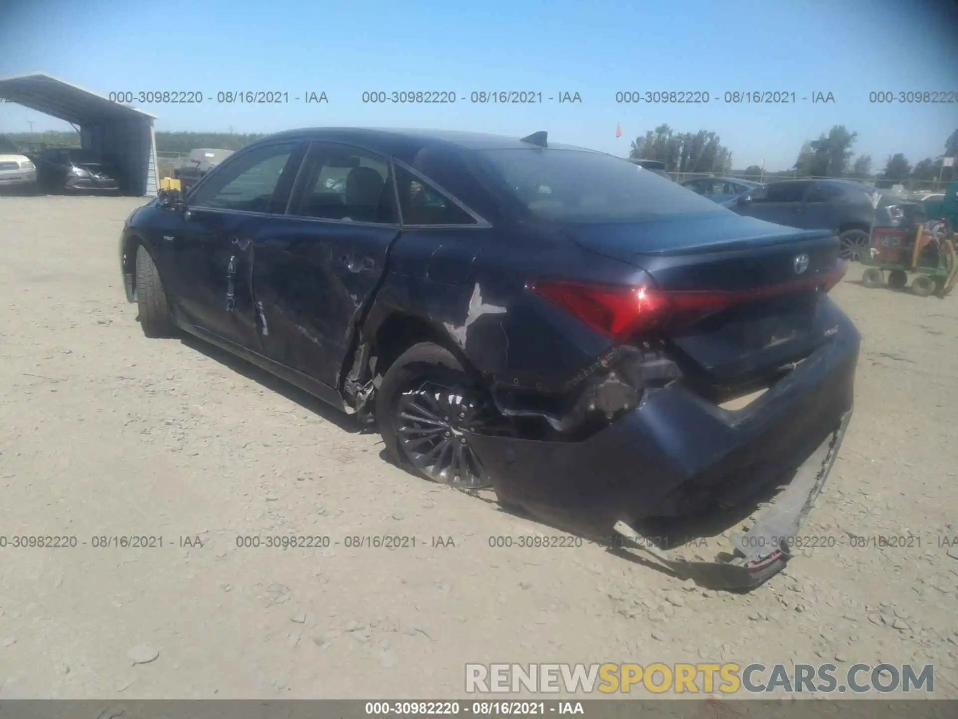 3 Photograph of a damaged car 4T1B21FB5KU005042 TOYOTA AVALON 2019