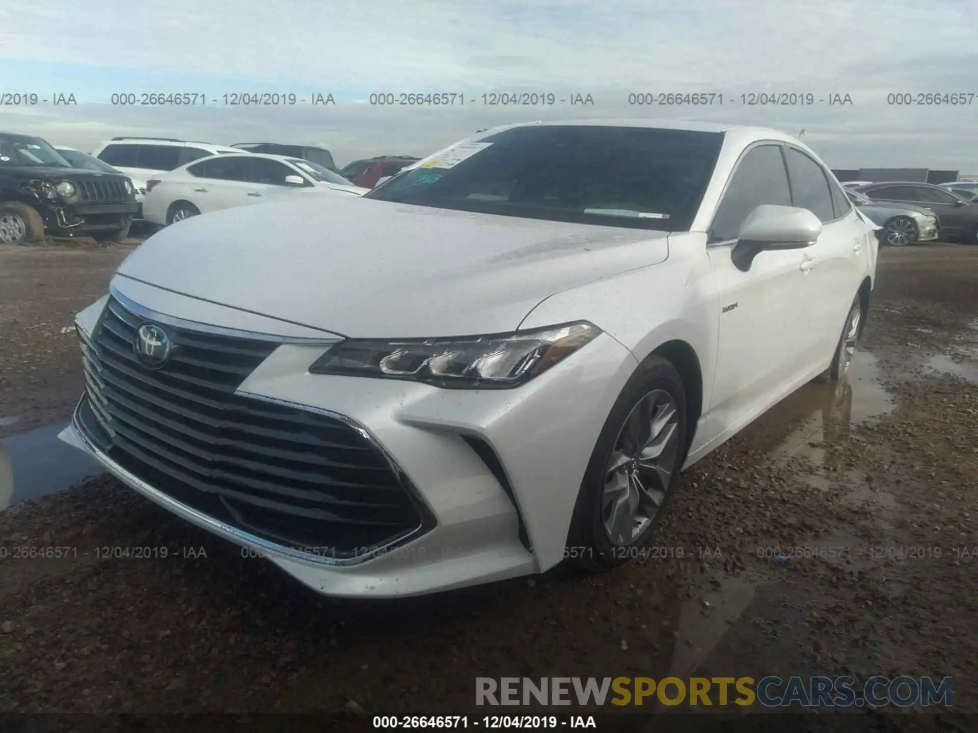 2 Photograph of a damaged car 4T1B21FB5KU005851 TOYOTA AVALON 2019