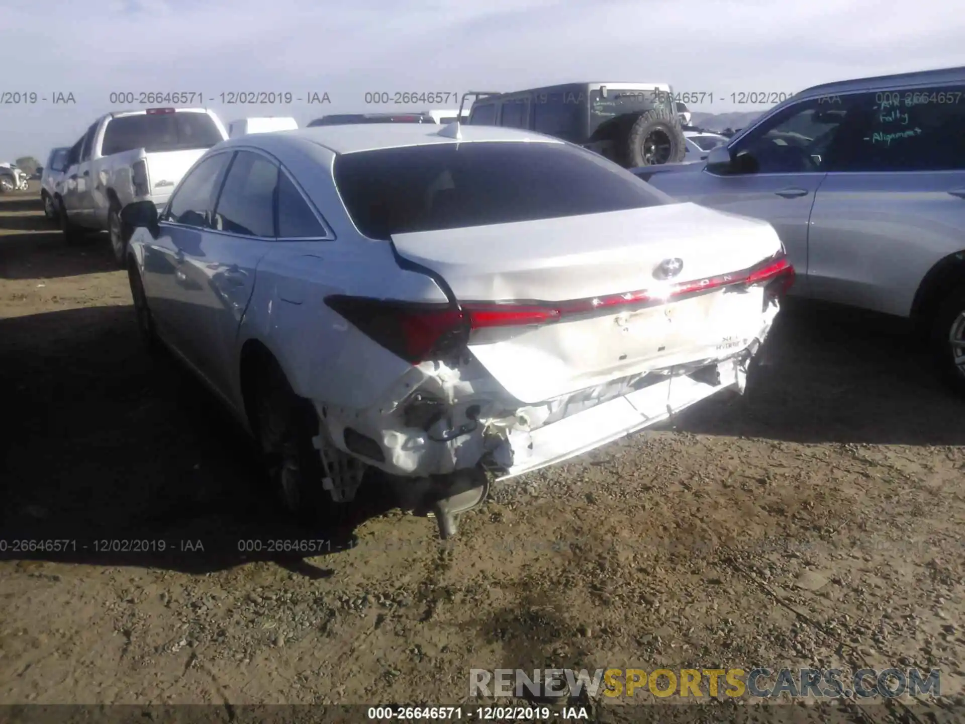 3 Photograph of a damaged car 4T1B21FB5KU005851 TOYOTA AVALON 2019