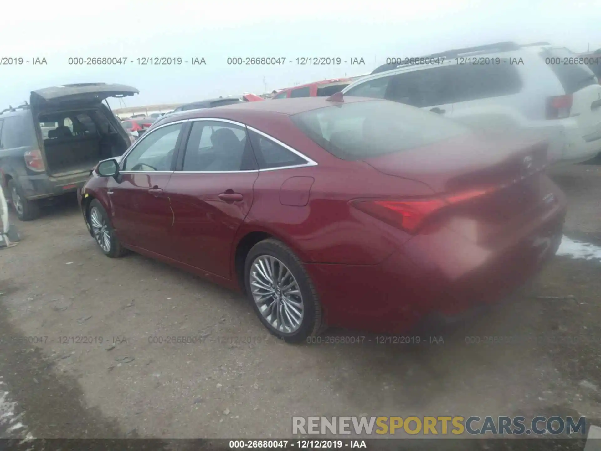 3 Photograph of a damaged car 4T1B21FB5KU009561 TOYOTA AVALON 2019