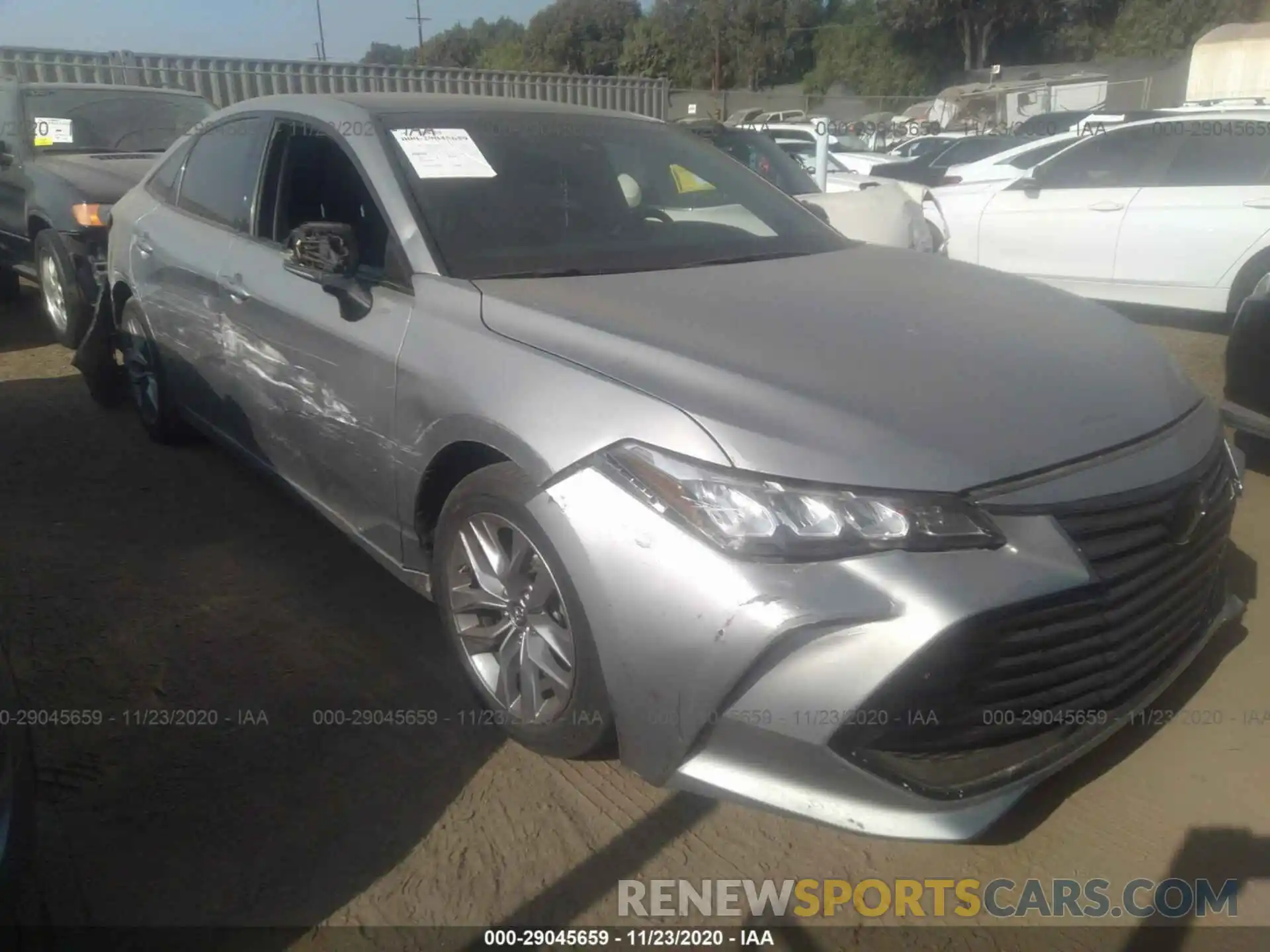 1 Photograph of a damaged car 4T1B21FB5KU009768 TOYOTA AVALON 2019