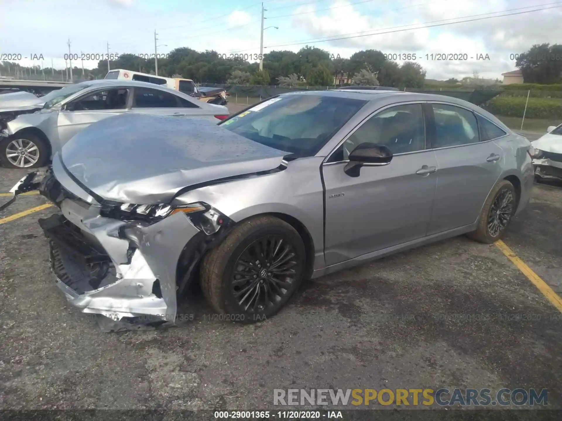 2 Photograph of a damaged car 4T1B21FB6KU001906 TOYOTA AVALON 2019