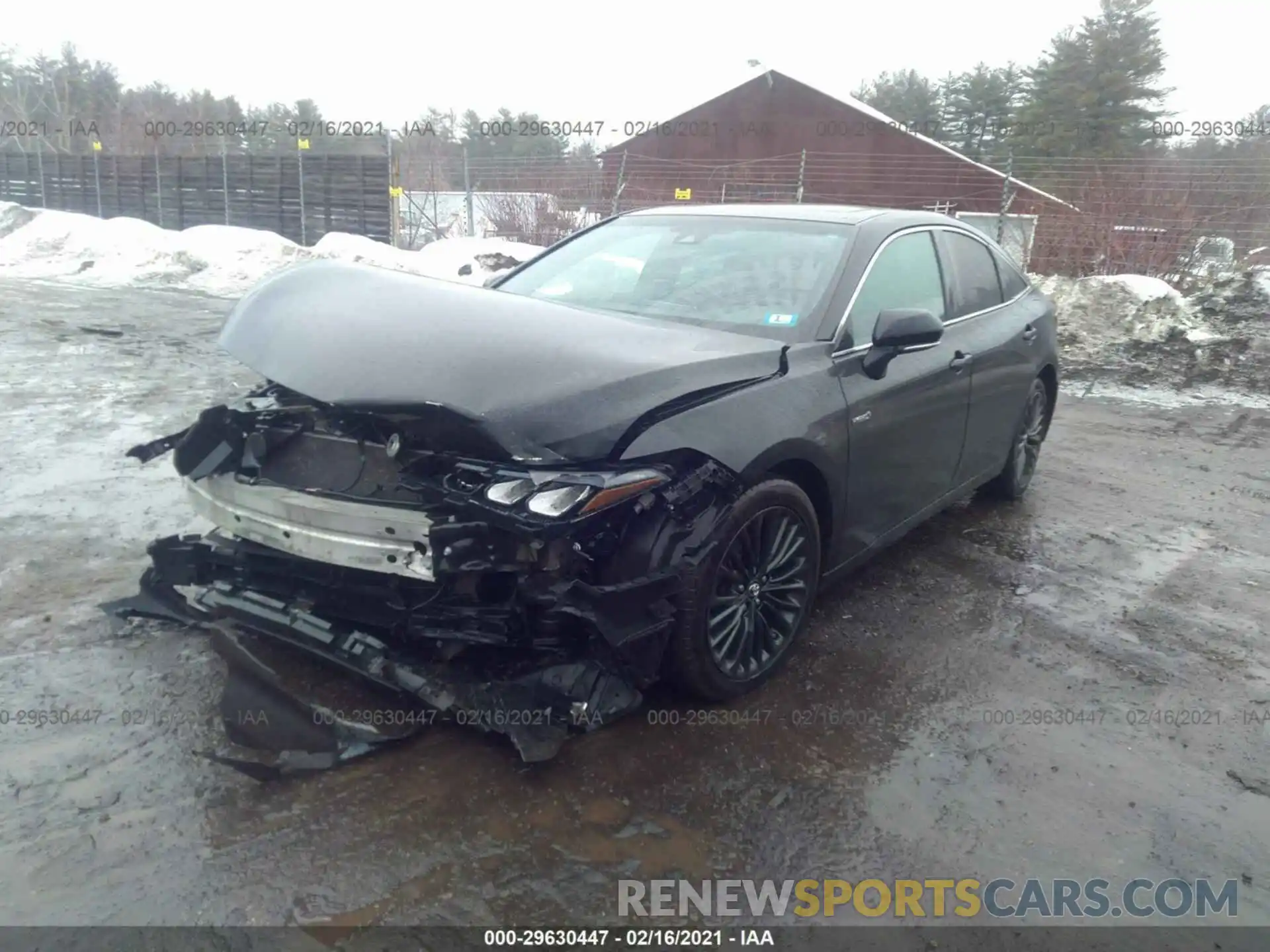 2 Photograph of a damaged car 4T1B21FB6KU002294 TOYOTA AVALON 2019