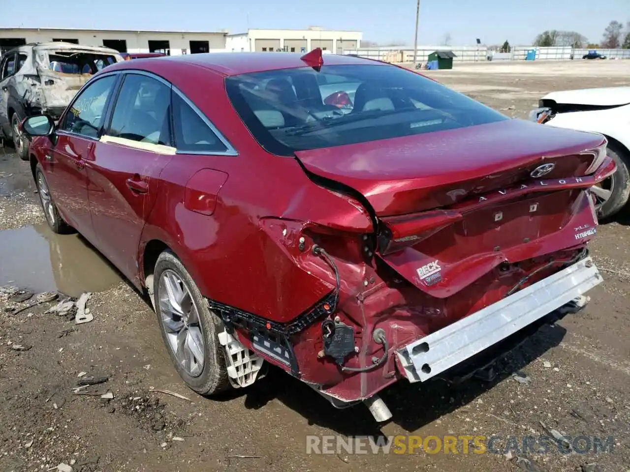 3 Photograph of a damaged car 4T1B21FB6KU004479 TOYOTA AVALON 2019