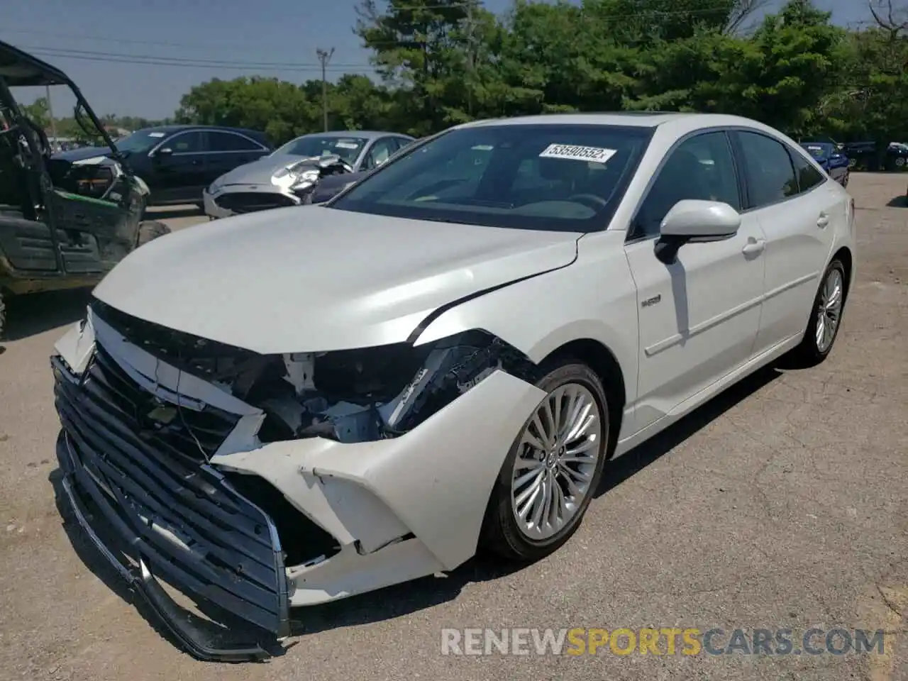 2 Photograph of a damaged car 4T1B21FB6KU004482 TOYOTA AVALON 2019