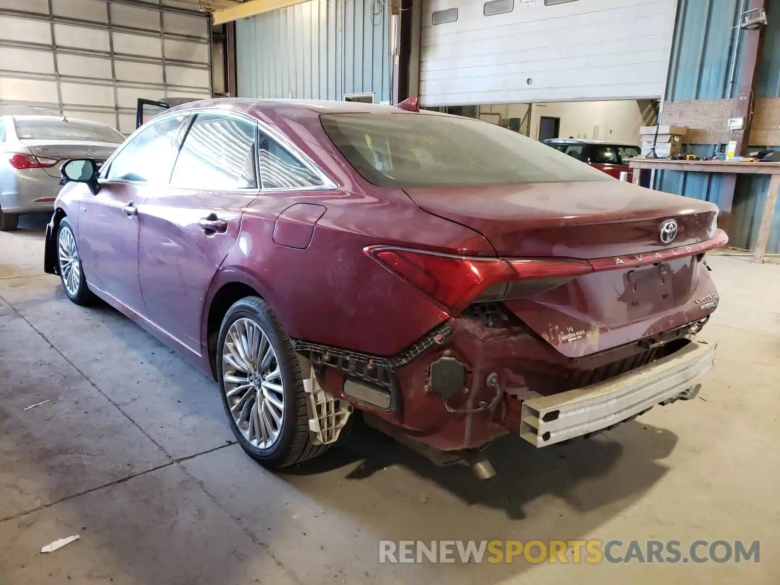 3 Photograph of a damaged car 4T1B21FB6KU006183 TOYOTA AVALON 2019