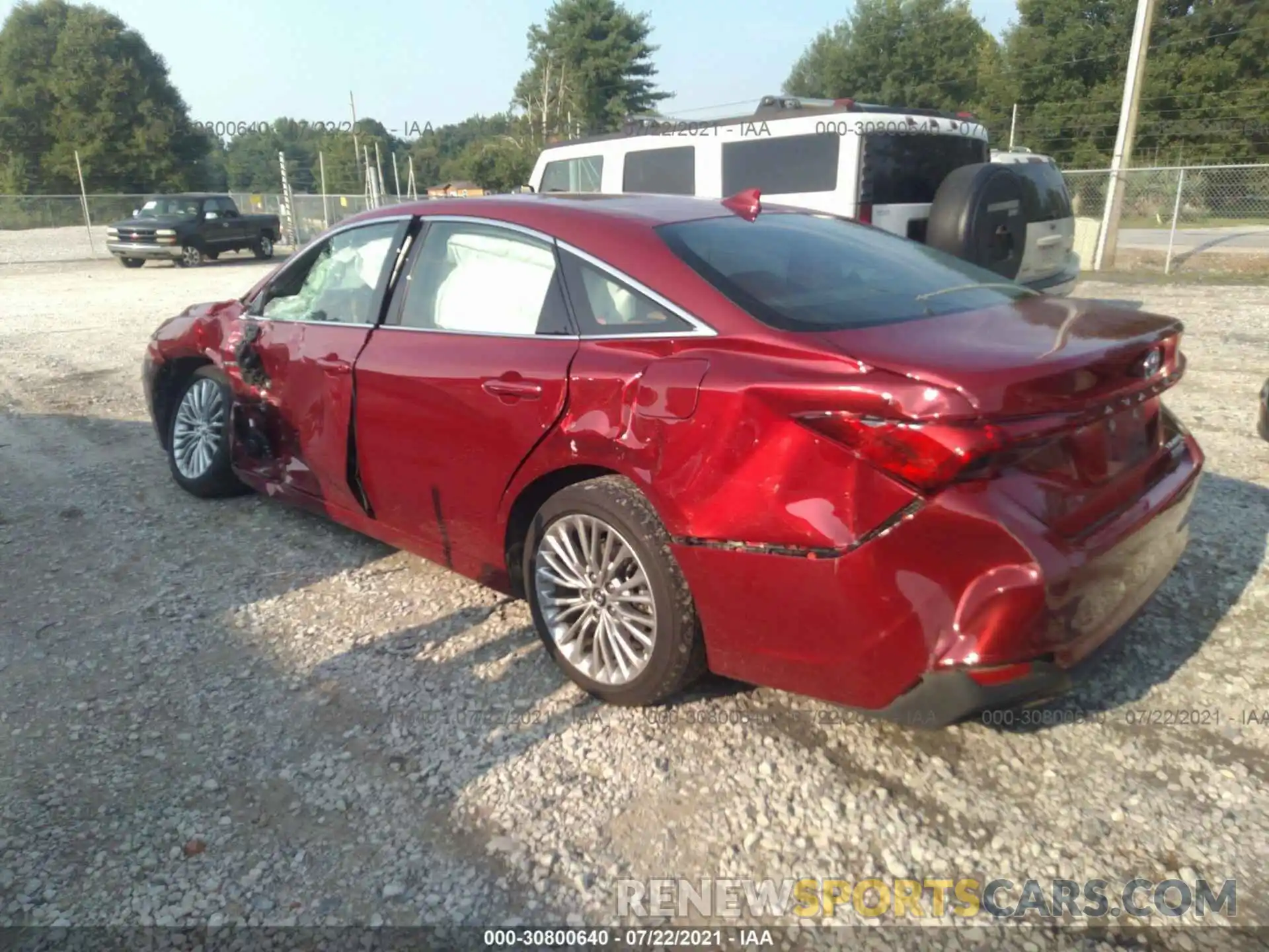 3 Photograph of a damaged car 4T1B21FB6KU010508 TOYOTA AVALON 2019