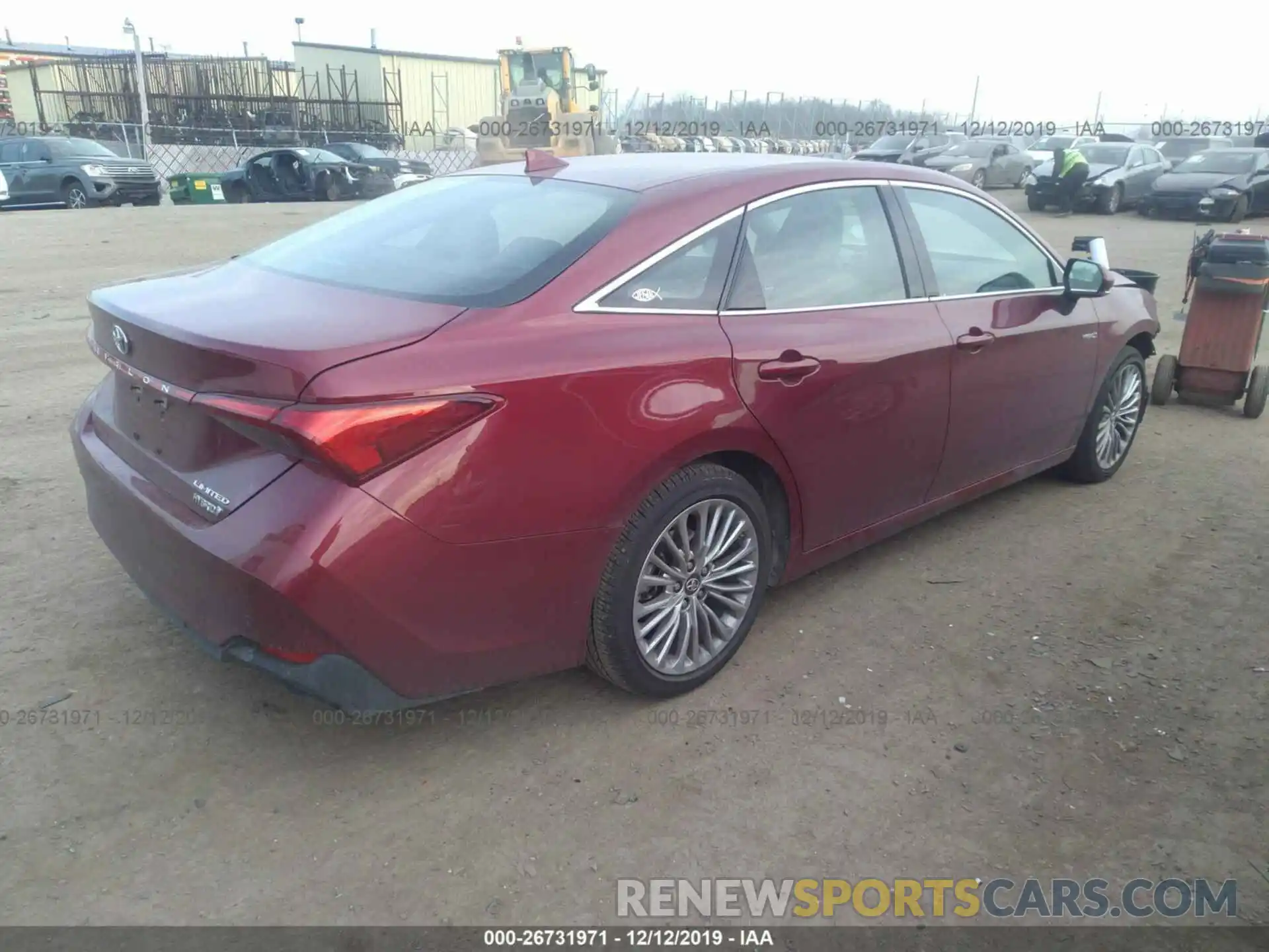 4 Фотография поврежденного автомобиля 4T1B21FB7KU001770 TOYOTA AVALON 2019