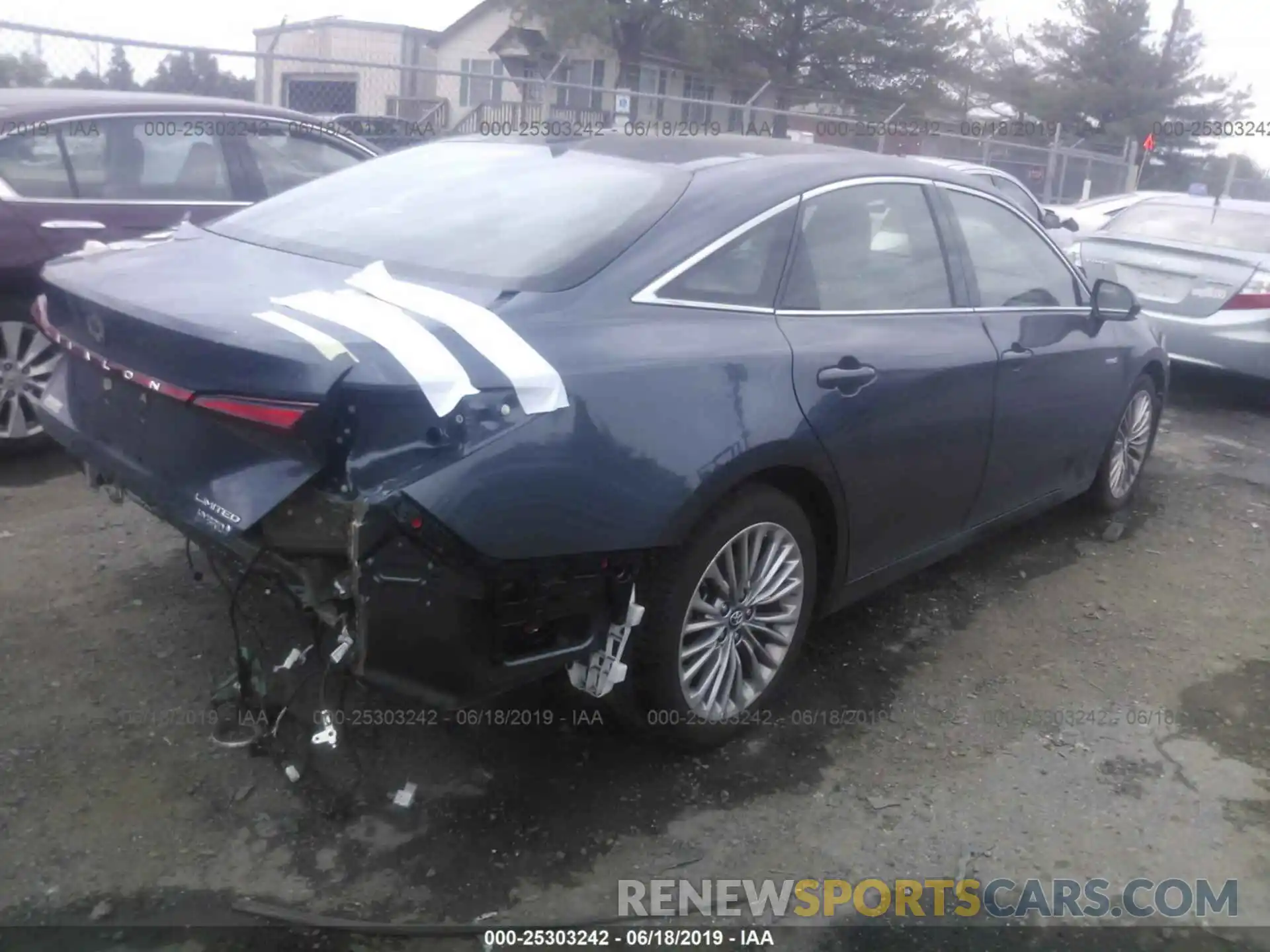 4 Photograph of a damaged car 4T1B21FB7KU002448 TOYOTA AVALON 2019