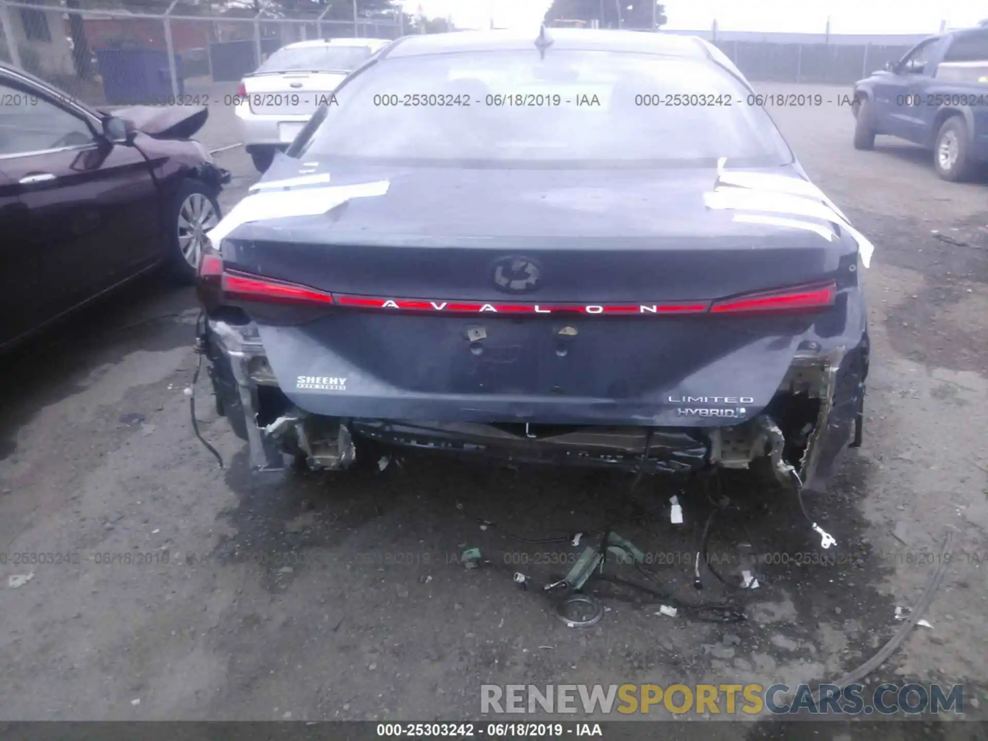 6 Photograph of a damaged car 4T1B21FB7KU002448 TOYOTA AVALON 2019