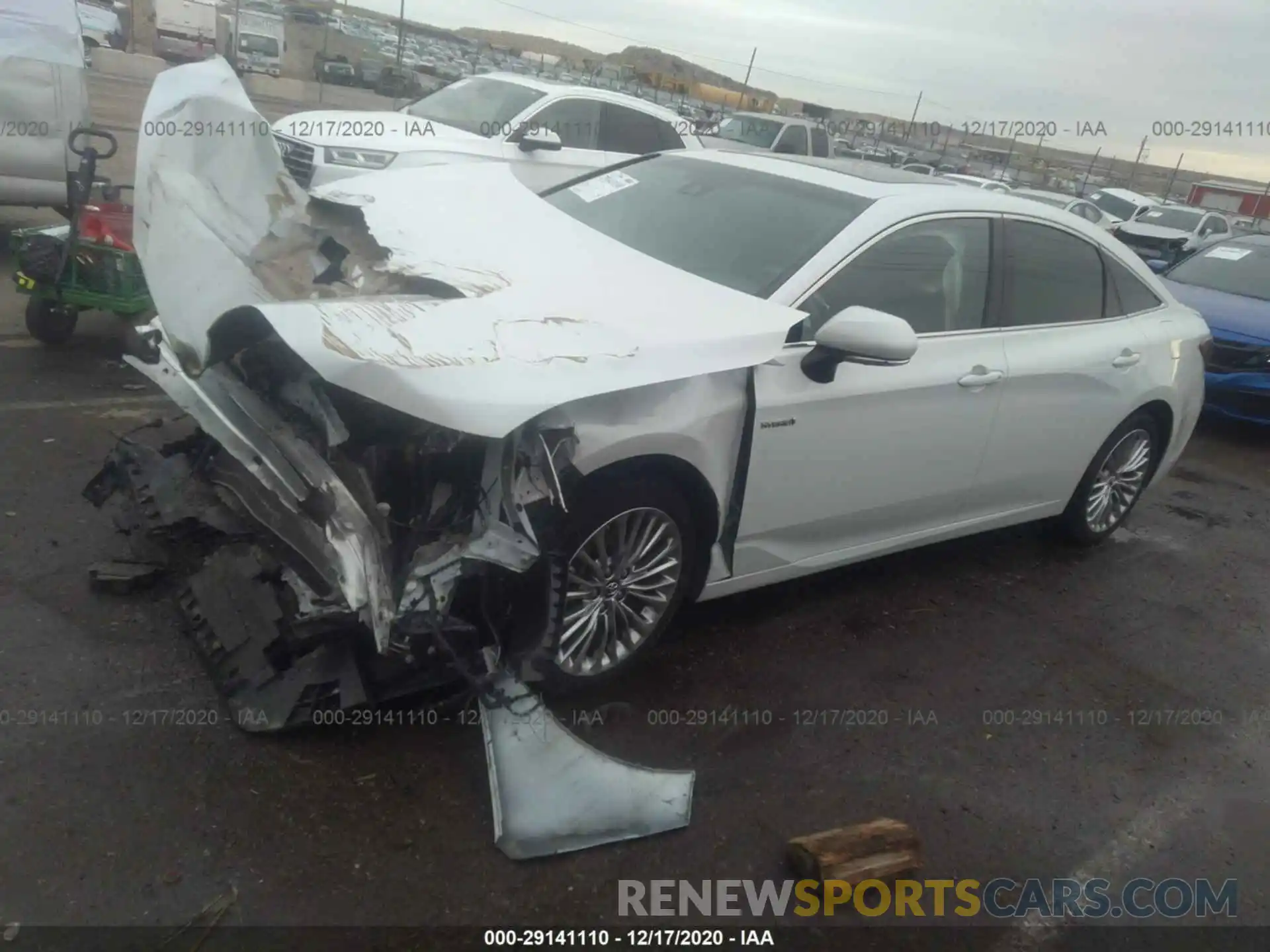 2 Photograph of a damaged car 4T1B21FB7KU002885 TOYOTA AVALON 2019