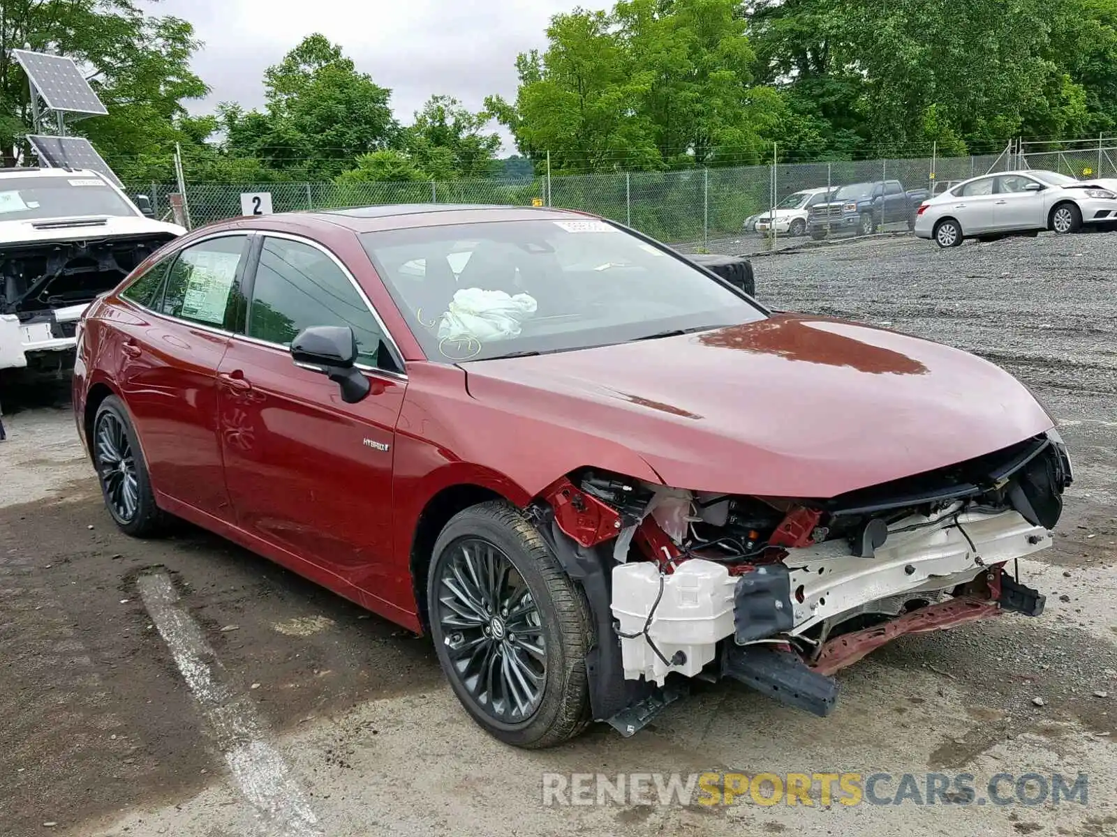 1 Photograph of a damaged car 4T1B21FB7KU003003 TOYOTA AVALON 2019