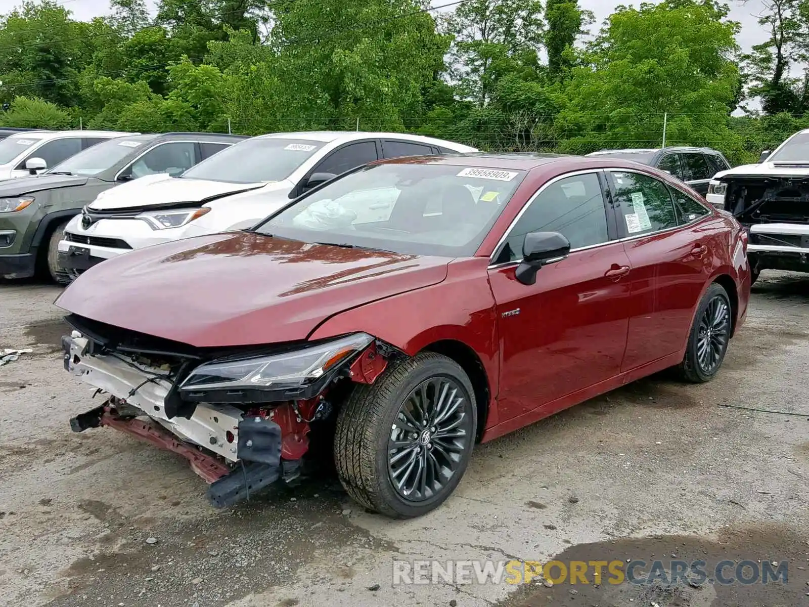 2 Photograph of a damaged car 4T1B21FB7KU003003 TOYOTA AVALON 2019