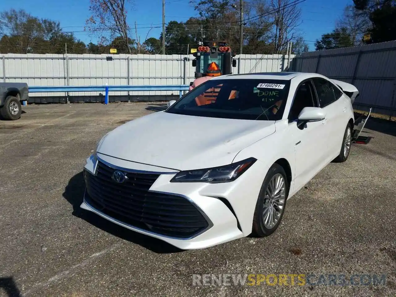 2 Photograph of a damaged car 4T1B21FB7KU004393 TOYOTA AVALON 2019