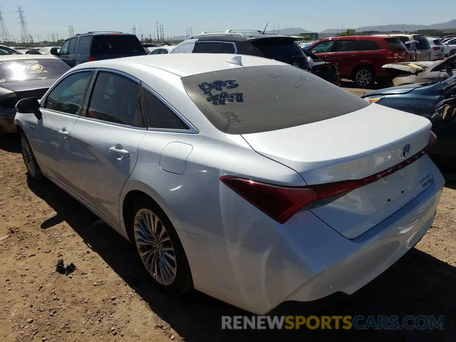 3 Photograph of a damaged car 4T1B21FB7KU004944 TOYOTA AVALON 2019