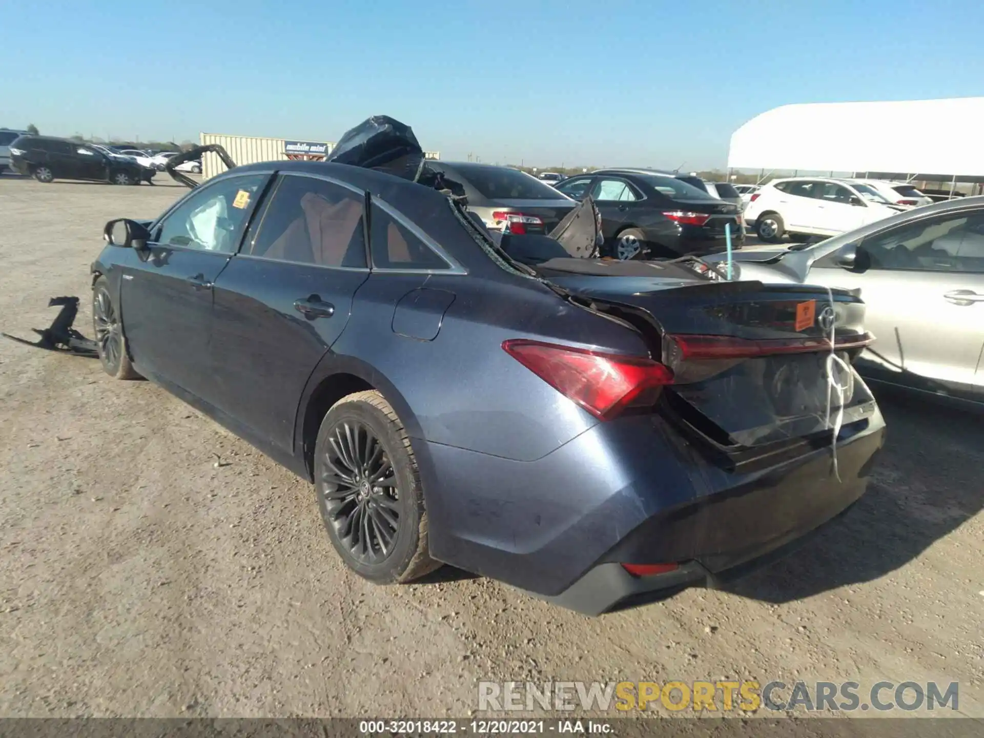 3 Photograph of a damaged car 4T1B21FB7KU005091 TOYOTA AVALON 2019