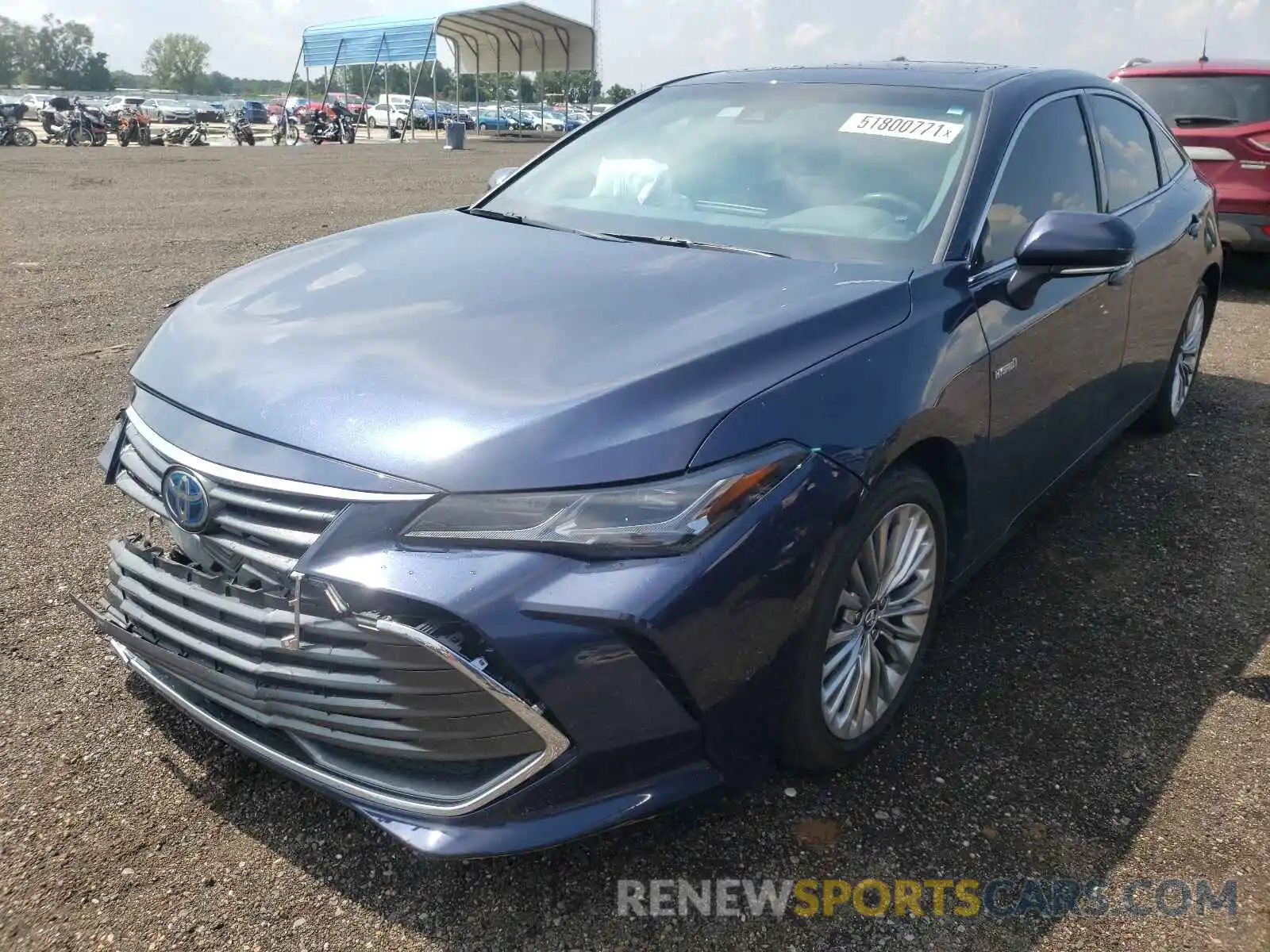 2 Photograph of a damaged car 4T1B21FB7KU006547 TOYOTA AVALON 2019