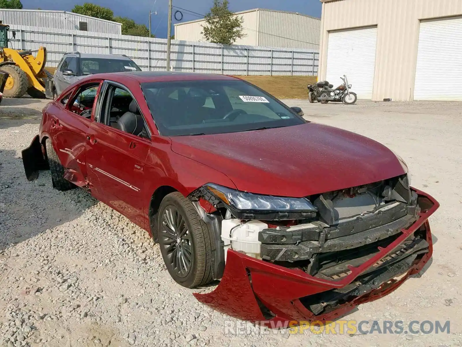 1 Photograph of a damaged car 4T1B21FB7KU006905 TOYOTA AVALON 2019