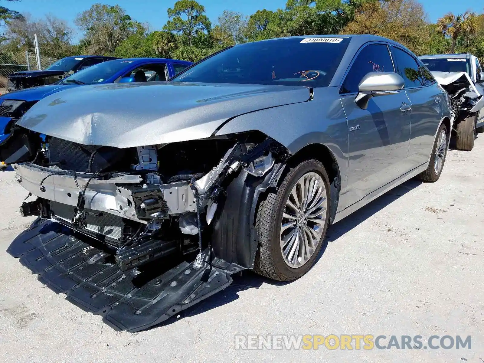 2 Photograph of a damaged car 4T1B21FB7KU007049 TOYOTA AVALON 2019