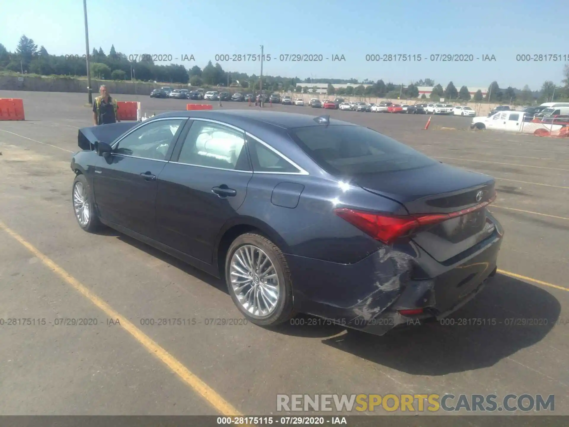 3 Photograph of a damaged car 4T1B21FB7KU007570 TOYOTA AVALON 2019