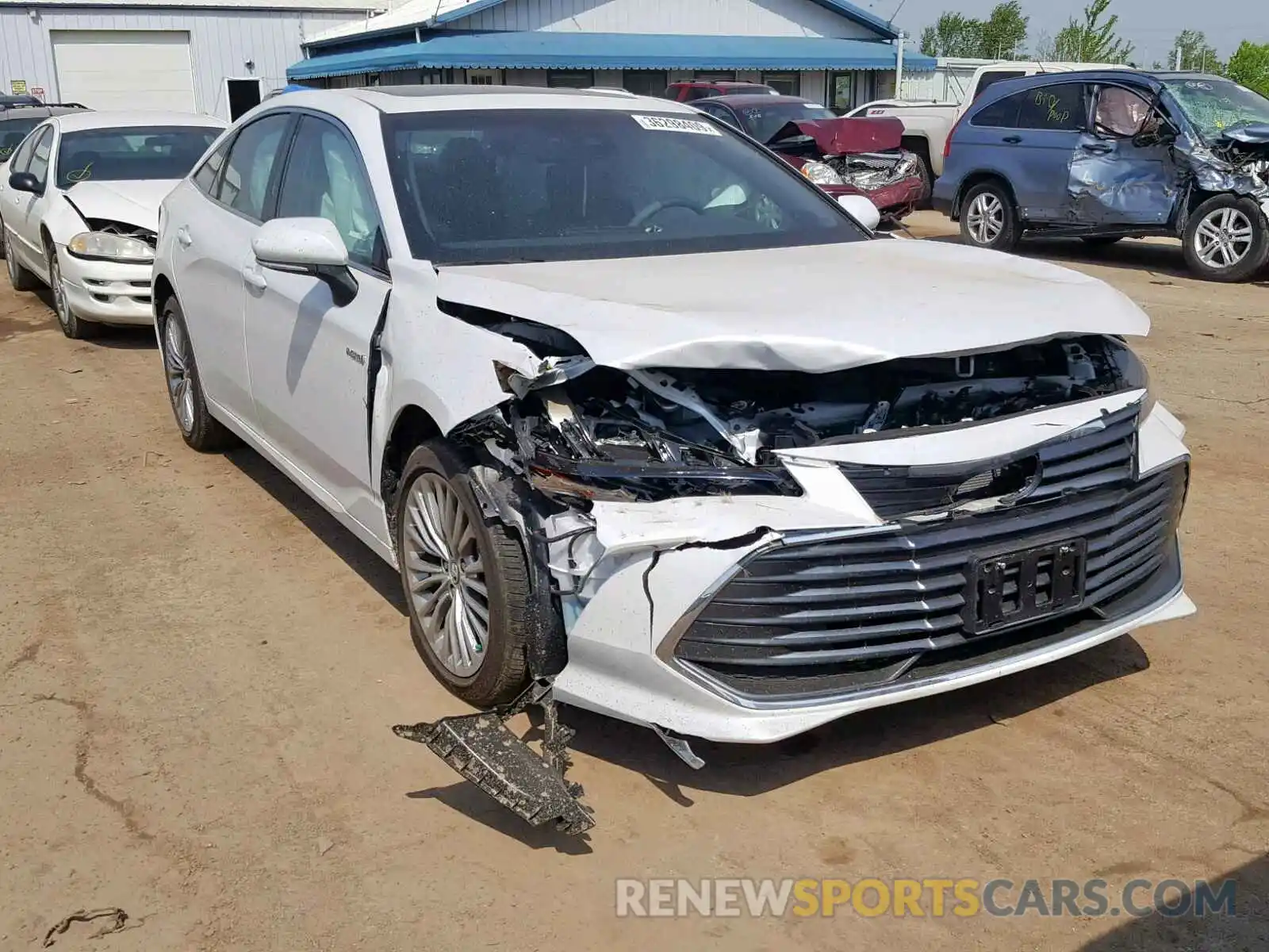 1 Photograph of a damaged car 4T1B21FB7KU007679 TOYOTA AVALON 2019