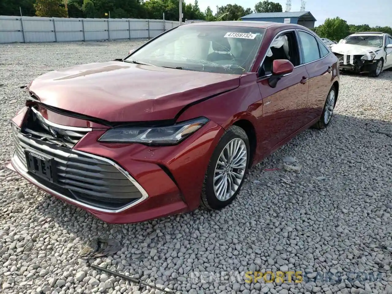 2 Photograph of a damaged car 4T1B21FB7KU008623 TOYOTA AVALON 2019